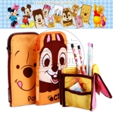 Дисней, японские канцтовары, пенал на солнечной энергии, вместительный и большой держатель для ручек