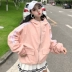 Mùa xuân và mùa thu Phiên bản Hàn Quốc của ulzzang Harajuku cảng gió bf lỏng hoang dã in ngắn áo khoác bóng chày đồng phục nữ sinh viên thủy triều