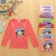Nhà máy bán buôn quần áo trẻ em trực tiếp bán hàng gian hàng cung cấp 2020 mùa xuân áo sơ mi mới giản dị trẻ em áo thun dài tay - Áo thun