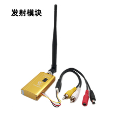 Аксессуары для охранной сигнализаций 1.2g图传fpv无线监控显示栢通 1.2g1.5w无线发射器接收器套装