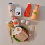 Heymankids Pre-Pre-фиксированный ｜ Plantoys Детская кухня пересекает домашний фруктовый соус молоко