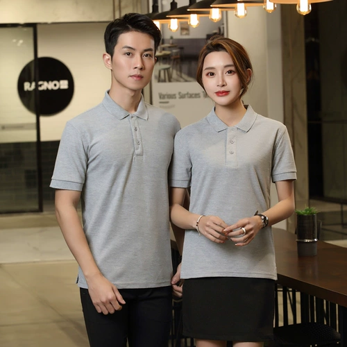 Цветная футболка polo для влюбленных, рубашка, парная одежда для работы, короткий рукав, делается под заказ, с печатью вашего логотипа