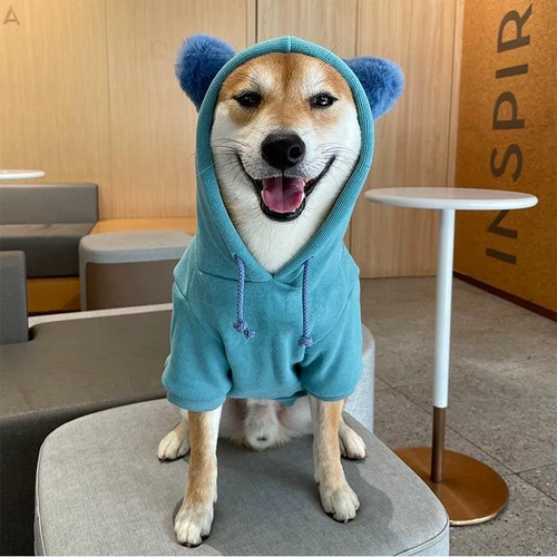 Флисовая собачья одежда осень и зимняя тепло