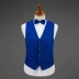 Mùa hè Slim vest vest nam phù hợp với vest vest vest vest chú rể màu sân khấu biểu diễn hợp xướng - Dệt kim Vest