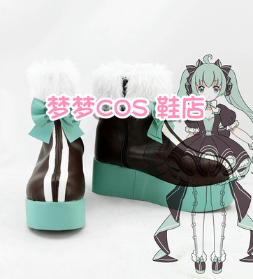 taobao agent Number 2855 Hatsune Miku39 Birthday Lovely Rabbit Foreign Service COSPLAY Shoe COSPLAY Shoe Anime Shoes