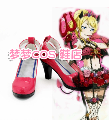 taobao agent Number 3211 lovelive little evil demon wake -up painting cos shoes cosplay shoes to customize