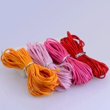 Плетеный набор материалов ручной работы, браслет из красной нити, подвеска с бусинами, «сделай сам», 2mm