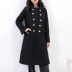[Ice Point thẳng xuống] 3,1 kg J ¥ 20 chiếc áo khoác dài tay buông dài mùa thu phiên bản Hàn Quốc của chiếc áo khoác len áo hoodie nữ cute Trung bình và dài Coat