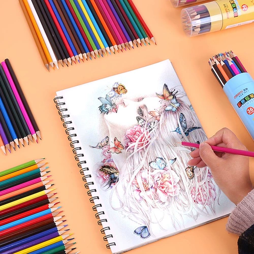 Цветовой рисунок карандашом, граффити -пену масла секс рисовать начальную школу ученик арт -инструмент вода -Современный эскиз цветной карандаш