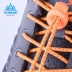 Phản xạ lười biếng ren leo núi chạy thể thao cưỡi đàn hồi đàn hồi màu trắng đen huỳnh quang khóa vòng Giày ren