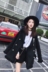 CHICYOU màu đen và trắng hai màu ngọc trai hoang dã khóa nhỏ hương thơm gió lady ngắn tua side loose áo sơ mi nữ áo phao dáng dài hàn quốc Áo khoác ngắn