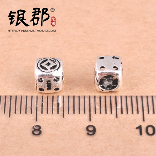 Аксессуары, монеты, плетеный аксессуар ручной работы, серебро 925 пробы