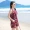 Mùa hè nhân tạo cotton lụa không tay một mảnh quần short phụ nữ lỏng lẻo quần rộng phù hợp với kỳ nghỉ bên bờ biển jumpsuit bãi biển - Cộng với kích thước quần áo