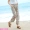 Mùa hè bohemian in nhân tạo bông lụa bãi biển quần phụ nữ quần dài củ cải củ cây bông lụa hậu cung quần quần áo tập gym nữ