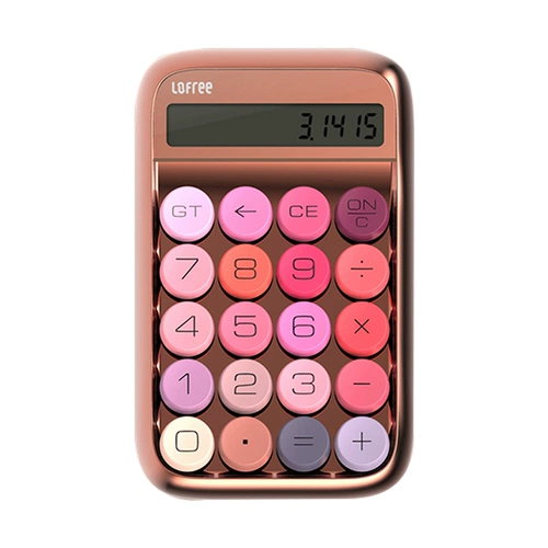 Lofree Luo Fei Blooms Jelly Bean Calculators Rose Gold и модные творческие подарки для девочек
