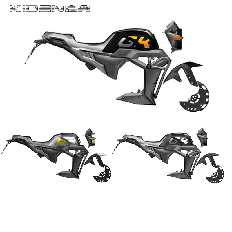 KD150 - GK Motorcycle original plastic shell decoration cover of fuel tank cover surrounding accessories