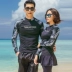Cặp đôi Đồ bơi Nữ Váy dài tay chống nắng Váy Chia ba mảnh Bộ đồ lặn Quần áo sứa Quần áo Nam Người lớn Đồ bơi Hàn Quốc