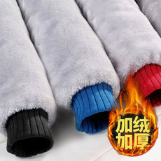 Толстовка men winter warm cotton hoodies秋冬外套男连帽开衫拉链加绒卫衣