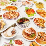 100 штук без повторяющихся наклейки на стикеры пищевые продукты пищевые самостоятельные домашние меню