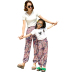 Mẹ mùa hè váy cha mẹ và con nạp bông lụa quần bãi biển nhân tạo cotton silk cây ra hoa Thái in cao eo nữ quần váy đầm tuổi trung niên Quần áo của mẹ