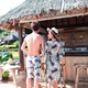 Đồ bơi nữ đôi phù hợp với bikini bãi biển áo ba mảnh bảo thủ áo bikini che bụng Thành Đô 	đồ đôi gia đình đi biển Vài đồ bơi