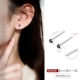 Черный серебряный браслет с цирконом, 3mm