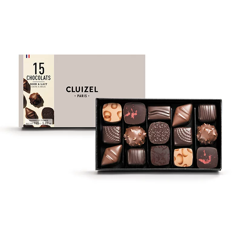 Французская импортированная подарочная коробка assorted milk dark chocolate Мишель Клиуиз Kerry Milk темный шоколад assorted flavor snacks
