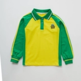 Зеленая форма для школьников, летняя одежда, футболка подходит для мужчин и женщин, хлопковый комплект