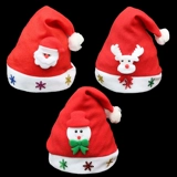 Детская красная шапка для взрослых, рождественское украшение для пожилых людей