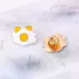 2019 Creative Lazy Trứng Trứng Mô hình giọt dầu Trâm hợp kim Huy hiệu Corsage Trang sức - Trâm cài Trâm cài