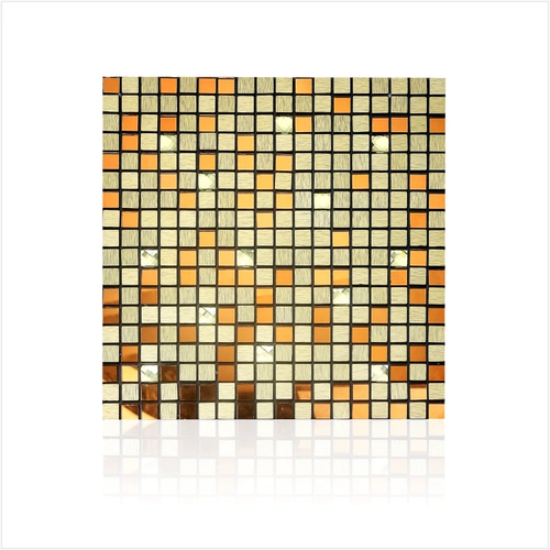 Самоклеющаяся металлическая мозаика на стену, прямые продажи с завода