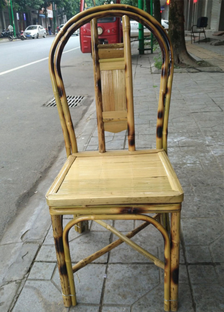 Zhuxiang 竹家具ダイニングチェア椅子バックチェア大人の椅子レストランのテーブルと椅子農家の竹椅子イベントクリアランス