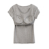 Phương thức bông vành đai ngực pad miễn phí bra cup một BRA-t nửa tay áo t-shirt ngắn tay áo vest nhà yoga nữ Áo vest