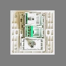 Розетка 电视电脑电话插座面板三合一有线电视+电话+电脑网络网线三口插座