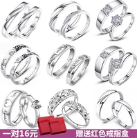 Мужское обручальное кольцо для влюбленных, серебро 925 пробы, в корейском стиле
