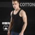 Áo vest mùa hè đầy chất cotton nam phong cách thể thao màu trắng xám đen cổ điển co giãn thoải mái mồ hôi tuyết tùng một thế hệ đóng hộp