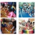 Câu đố giáo dục sớm trường mẫu giáo domino trường tiểu học trẻ em người lớn xây dựng khối đồ chơi Khối xây dựng