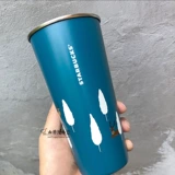 2020 чашка Starbucks Черное золото и белая сакура градиент рождественская елка зеленая летняя бумага из нержавеющей стали чашка рабочего стола