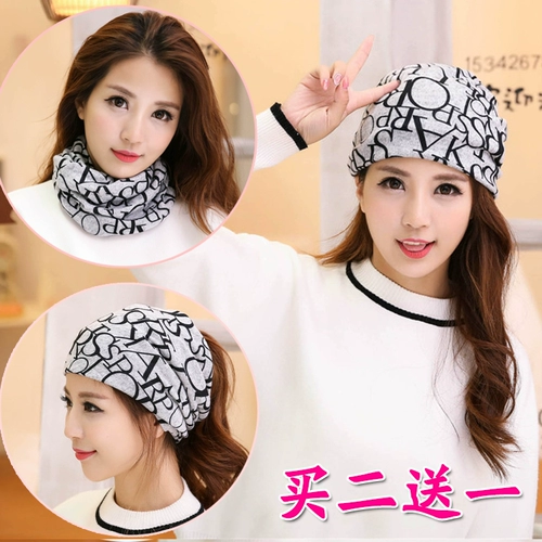 Шарф, зимний шарф-платок, платок, трикотажная удерживающая тепло шапка для школьников для влюбленных, в корейском стиле, с защитой шеи