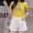 Unedged một từ quần short denim nữ mùa hè 2018 new loose cao eo sinh viên Hàn Quốc hoang dã chic chân rộng quần nóng quần giả váy