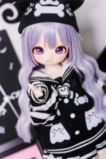 Одежда для кукол BJD （菜包猪肉铺）bjd4分熊妹熊蛋兔豆豆mdd卡拉娃衣 幽灵猫猫