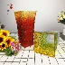 Giải phóng mặt bằng chai thủy tinh dày đầy màu sắc phòng khách châu Âu cắm hoa văn hóa nước phong phú tre lily bình hoa thủy tinh - Vase / Bồn hoa & Kệ