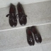 2018 Hàn Quốc đầu tròn tie giúp đỡ thấp Martin giày nữ Nhật Bản retro sinh viên Harajuku đáy dày giày da lớn thủy triều