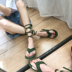 2018 mới vòng chân dây đeo dép nữ bohemian roman phẳng phẳng với ngón chân đáy mềm mại bãi biển dép Sandal