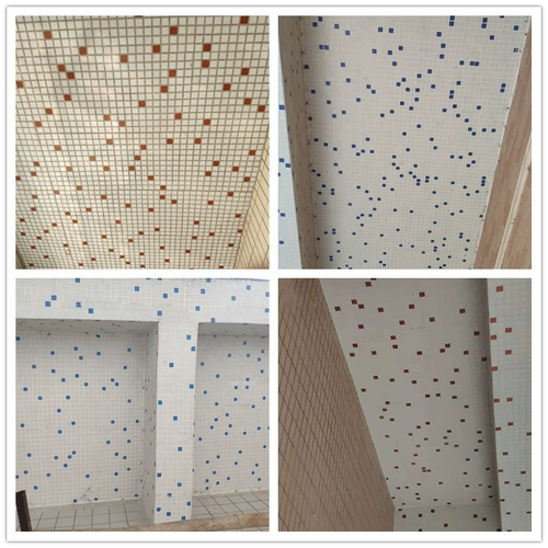 Старомодная нескользящая мозаика, бассейн