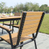 Bàn ghế ngoài trời cafe trà shop ngoài trời gỗ chống ăn mòn sân vườn ban công sân vườn giải trí bàn ghế nhựa ghế mây ban công Bàn ghế ngoài trời / sân