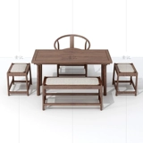 Черный орех из орехового дерева маленький чайный стол балкон 1,1 метра чайный стол.