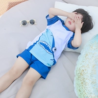 Детский раздельный купальник для мальчиков, мультяшные детские штаны, 2020, подходит для подростков, защита от солнца