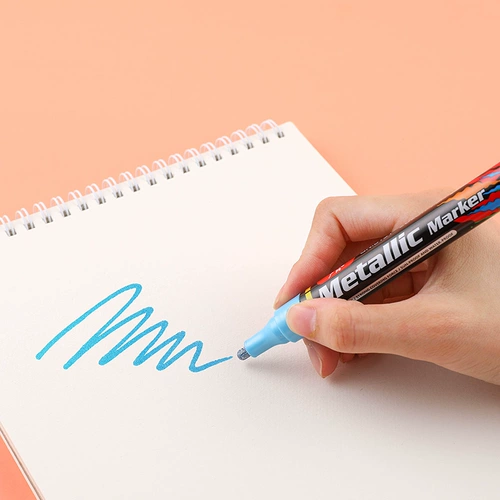 Металлические цветные карандаши с аксессуарами, металлический фотоальбом, маркер, цифровая ручка, «сделай сам», граффити, 15 цветов