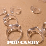 Мультяшное прозрачное кольцо ручной работы